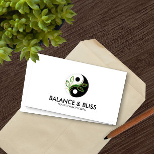 Yin Yang - Natuur Balance Visitekaartje