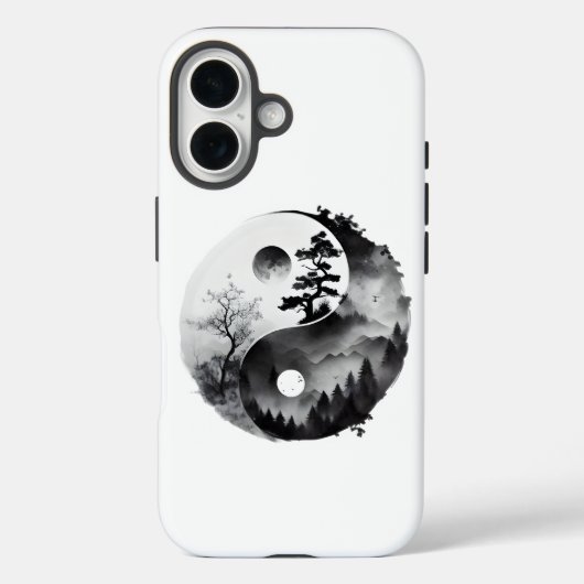 Yin Yang Natuur telefoonhoesje Case-Mate iPhone Case (Achterkant)