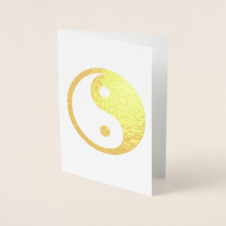 Yin & Yang ontwerp Folie Kaarten