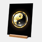 Yin Yang or sur noir (Angle)