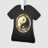 Yin Yang or sur noir (devant)