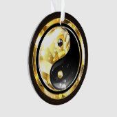 Yin Yang or sur noir (devant)