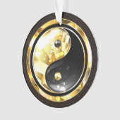 Yin Yang or sur noir (devant)