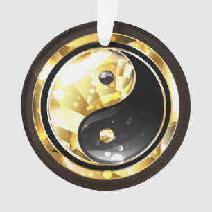 Yin Yang or sur noir