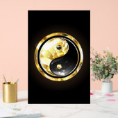 Yin Yang or sur noir (Mariage)