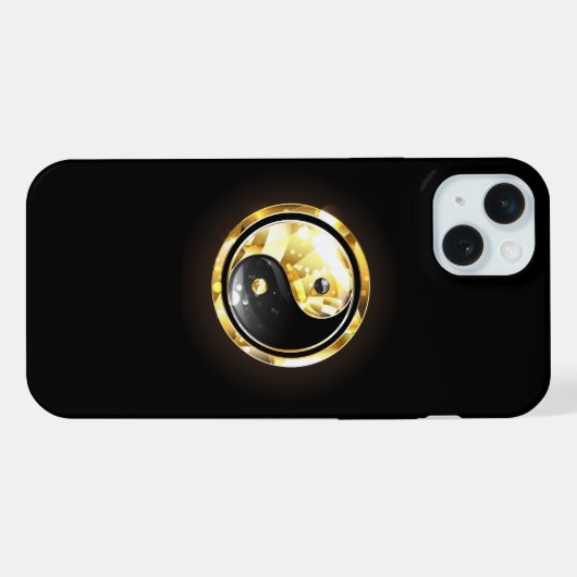 Yin Yang or sur noir (Verso Horizontal)