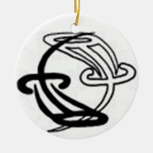 yin yang ornament (Voorkant)