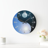 Yin yang overdag grote klok (Huis)