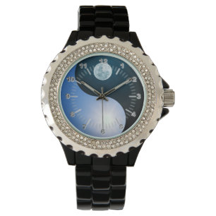 Yin yang overdag horloge