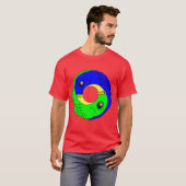 Yin Yang Parrots T-shirt (Voorkant volledig)