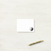 Yin Yang Paw Post-it® Notes (Op bureau)