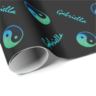 Yin Yang Personalized Wrapping Paper Cadeaupapier