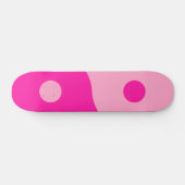 Yin Yang Pink Skateboard (Horizontaal)