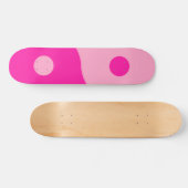 Yin Yang Pink Skateboard (Horizontaal)
