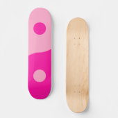 Yin Yang Pink Skateboard (Voorkant)
