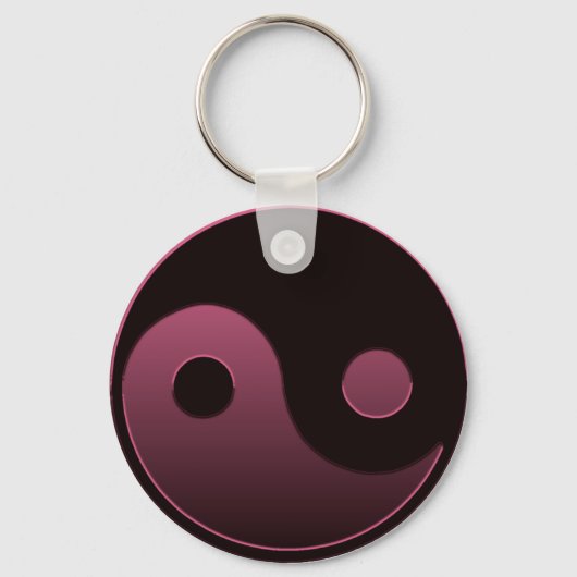 Yin Yang Pink Sleutelhanger (Voorkant)