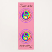 Yin Yang Pink Workout, Pilates en Yogamat (Voorkant)