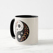 Yin Yang Plant Stars Meditation Mug (Devant gauche)