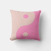 Yin Yang Print Peach en Pink Preppy minimalistisch
