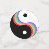 Yin Yang Rainbow Confetti (Kleine voorkant)