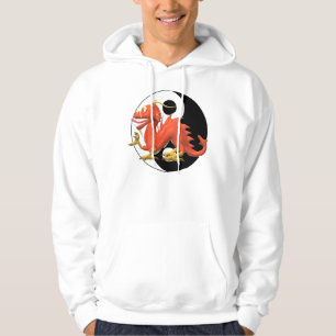 Yin-yang Red Dragon Hoodie