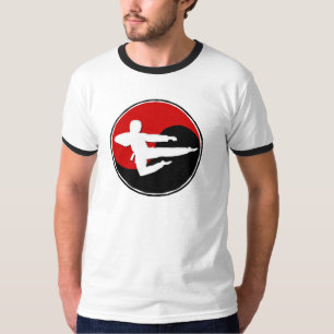 Yin Yang Red Karate GUY 1 T-shirt