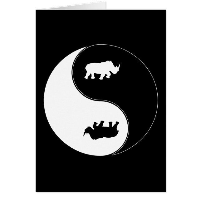 Yin Yang Rhinoceros (Voorkant)
