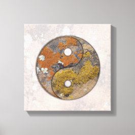Yin Yang Rock Art Talking Canyons, New Mexico Canvas Afdruk