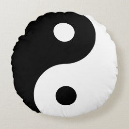Yin Yang Rond Kussen