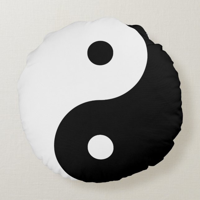 "YIN YANG" ROND KUSSEN (Achterkant)