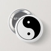 Yin__Yang Ronde Button 5,7 Cm (Voorkant /achterkant)