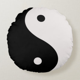 Yin Yang Ronde Sierkussen Rond Kussen