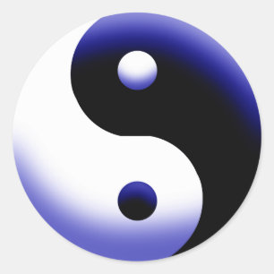YIN YANG RONDE STICKER