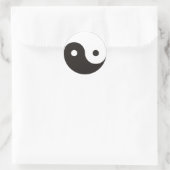 Yin Yang Ronde Sticker (Tas)