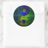 Yin-yang Ronde Sticker (Tas)