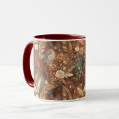 Yin Yang Rose & Feather | Mug Équilibre Sacré (Devant gauche)