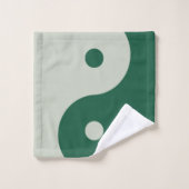 Yin Yang Sage Green (Gant de toilette)