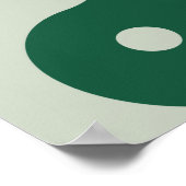 Yin Yang Sage Green Poster (Hoek)