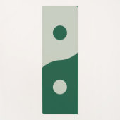 Yin Yang Sage Green Yogamat (Voorkant)