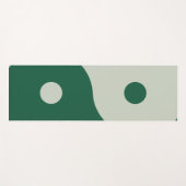 Yin Yang Sage Green Yogamat (Voorkant (horizontaal))
