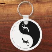 Yin Yang Salamander Sleutelhanger (Voorkant)
