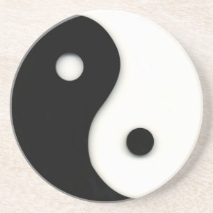 Yin & Yang Sandstone Drink Onderzetter