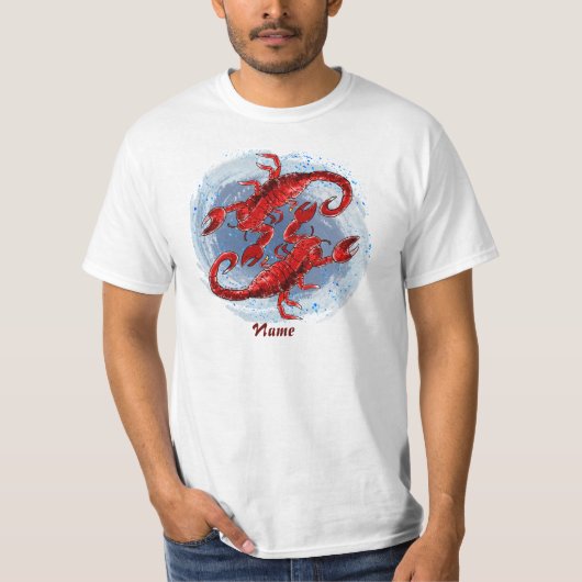 Yin Yang Scorpion custom T-shirts (Voorkant)