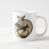 Yin Yang Siamese Cats Jumbo Mug (Droite)