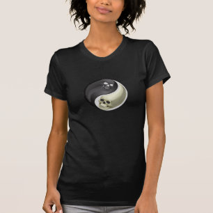 Yin Yang Skulls T-shirt