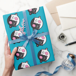 Yin Yang Slapende Katten In Zwart En Wit  Cadeaupapier