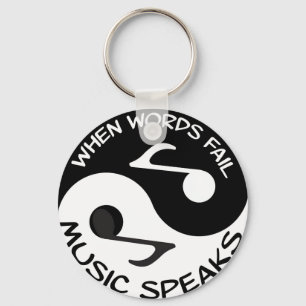 Yin yang sleutelhanger