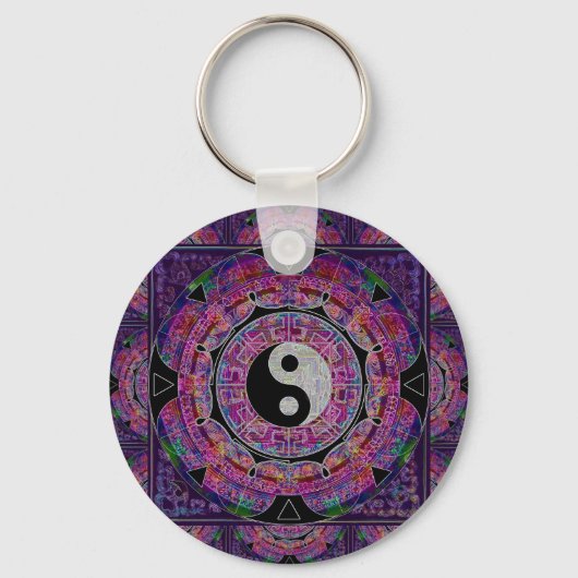 Yin Yang Sleutelhanger (Voorkant)
