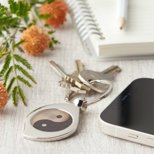 Yin Yang Sleutelhanger (Zijkant)