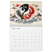 Yin & Yang – Spirit Animals in Ink Kalender (Mar 2026)